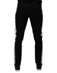 Dolce & Gabbana Black Crown White Lining Skinny Denim Jeans - IT48 | M - Jeans