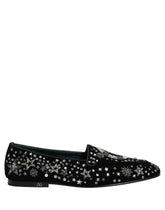 Dolce & Gabbana must kristalli kaunistusega saapad - EU44/US11