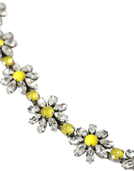 Dolce & Gabbana Black Daisy Crystal Dauphine Waist Belt - 95 cm / 38 Inches - Belts