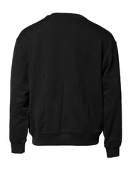 Dolce & Gabbana Black DG Logo Crew Neck Sweatshirt Sweater - IT52 | XL - Sweatshirts