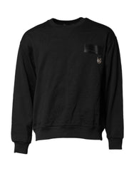 Dolce & Gabbana Black DG Logo Crew Neck Sweatshirt Sweater - IT52 | XL - Sweatshirts