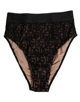 Dolce & Gabbana Black DG Logo Lace High Brief Panty Underwear - IT2 | S - Briefs