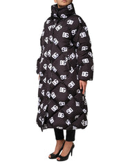 Dolce & Gabbana Black DG Mania Puffer Quilted Long Coat Jacket - IT40|S - Puffer Jackets
