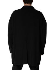 Dolce & Gabbana Black Double Breasted 2 Buttons Suit Jacket - IT50 | L - Sport Jackets