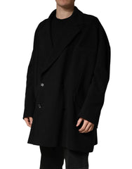 Dolce & Gabbana Black Double Breasted 2 Buttons Suit Jacket - IT50 | L - Sport Jackets