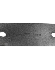 Dolce & Gabbana Black Double Strap Leather Silver Buckle Belt - 90 cm / 36 Inches - Belts