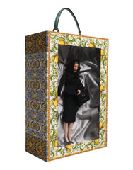 Šaty Dolce & Gabbana čierne Keramika Porcelain Móda Koža Sicily Bábiky