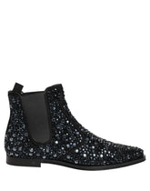 Μπότες Dolce & Gabbana Μαύρες Chelsea με Διακοσμητικά - EU45/US12