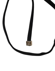 Dolce & Gabbana Black Embroidered Triangle Swimwear Underwear - IT2 | S - Swimwear Tops