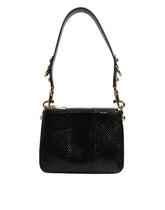 Dolce & Gabbana Black Exotic Leather Shoulder Sling Clutch Bag - Shoulder Bags