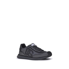 Dolce & Gabbana Black Fabric Athletic Sneakers