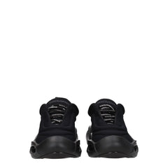Dolce & Gabbana Black Fabric Chunky Sneakers