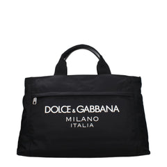 Dolce & Gabbana Black Fabric Luggage And Travel