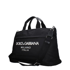 Dolce & Gabbana Black Fabric Luggage And Travel - Duffel Bags