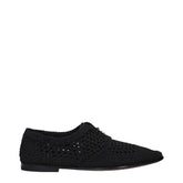 Dolce & Gabbana Black Fabric Oxfords And Derbies - Flats