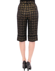 Dolce & Gabbana Black fabric shorts pants - IT40|S - Short Trousers