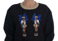 Dolce & Gabbana Black Fairy Tale Brocade Zipper Sweater - IT40|S - Sweaters