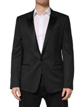 Dolce & Gabbana Black Fantasy Single Breasted Jacket Blazer - IT52 | XL