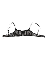 Dolce & Gabbana Black Floral Lace Sheer Underwire Bra Underwear - IT2 | S - Bras