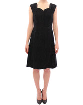Dolce & Gabbana Black floral lace sicily runway dress - IT40|S - Dresses