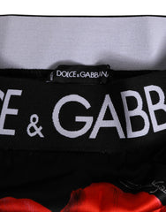Dolce & Gabbana Black Floral Print High Waist Sheer Mesh Underwear - IT3 | M - Briefs