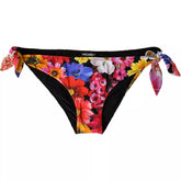 Dolce & Gabbana Black Floral Print Swimsuit Bikini Bottom Swimwear - IT3 | M - Classic Bikinis