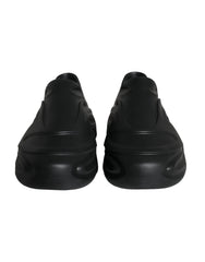 Dolce & Gabbana Black Foiled Rubber Toy Low Top Sneakers Shoes - EU44/US11 - Sneakers
