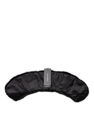 Dolce & Gabbana Black Fur Shawl Neck Wrap Cover Collar Scarf - IT40|S
