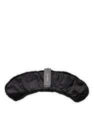 Dolce & Gabbana Black Fur Shawl Neck Wrap Cover Collar Scarf - IT40|S - Scarves & Shawls