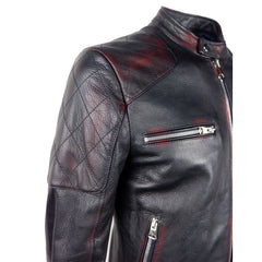 Dolce & Gabbana Black Goatskin Men Jacket - IT44 | XS - Bomber Jackets