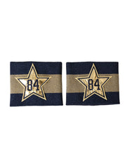 Dolce & Gabbana Black Gold Logo Star 84 Viscose Wristband - Wristbands