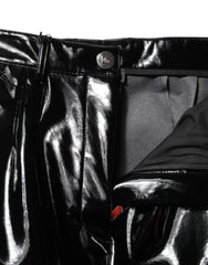 Dolce & Gabbana Black High Waist Cargo Bootcut Pants - IT40|S - Cargo Pants