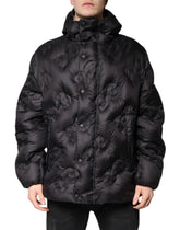 Dolce & Gabbana Black Hooded Parka Coat Winter Jacket - IT56 | XXL - Parkas