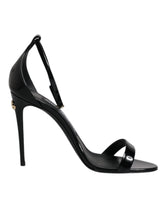Dolce & Gabbana Black KEIRA Heels Ankle Strap Sandals Shoes - EU35.5/US5 - Sandals