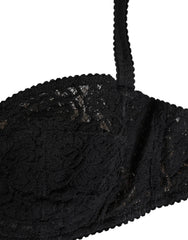 Dolce & Gabbana Black Lace Underwire Bra Lingerie Underwear - IT2 | S - Bras