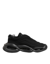 Dolce & Gabbana Black Lace Up Wave Low Top Men Sneaker Shoes - EU44/US11 - Sneakers