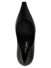 Dolce & Gabbana Black Lamb Leather High Heel Pumps - EU40/US10