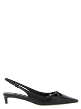Dolce & Gabbana Black Lamb Leather Mid Heel Pumps