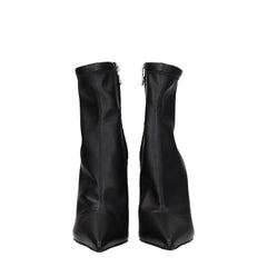 Dolce & Gabbana Black Leather Ankle Boots - EU35/US5