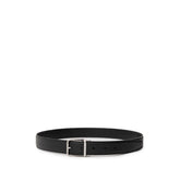 Dolce & Gabbana Black Leather Belt - 90 cm / 36 Inches - Belts