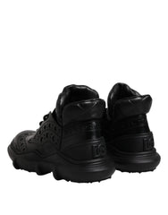 Dolce & Gabbana Black Leather Casual Mens Ankle Boots Shoes - EU40/US7