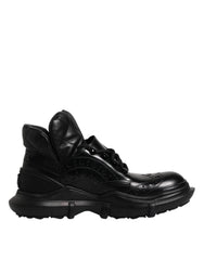 Dolce & Gabbana Black Leather Casual Mens Ankle Boots Shoes - EU40/US7 - Boots