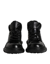 Dolce & Gabbana Black Leather Casual Mens Ankle Boots Shoes - EU40/US7