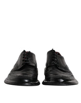Sapatos de Vestir de Couro Preto Dolce & Gabbana - EU42/US9
