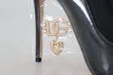 Dolce & Gabbana Black Leather Heels Pumps Plastic Wrapped Shoes - EU36/US5.5