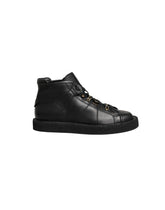 Dolce & Gabbana Black Leather Lace Up Men Ankle Boots Shoes - EU42.5/US9