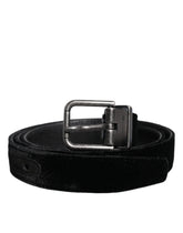 Dolce & Gabbana Black Leather Metal Buckle Classic Belt - 95 cm / 38 Inches - Belts