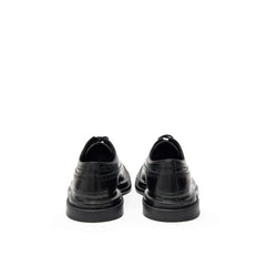Dolce & Gabbana Black Leather Moccassin - EU44.5/US11.5