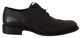 Dolce & Gabbana Black Leather Oxford Wingtip Formal Dress Shoes - EU39/US6 - Shoes