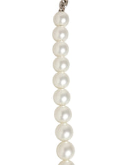 Dolce & Gabbana Black Leather Pearl Chain Bag Accessory Shoulder Strap - Bag Straps & Handles